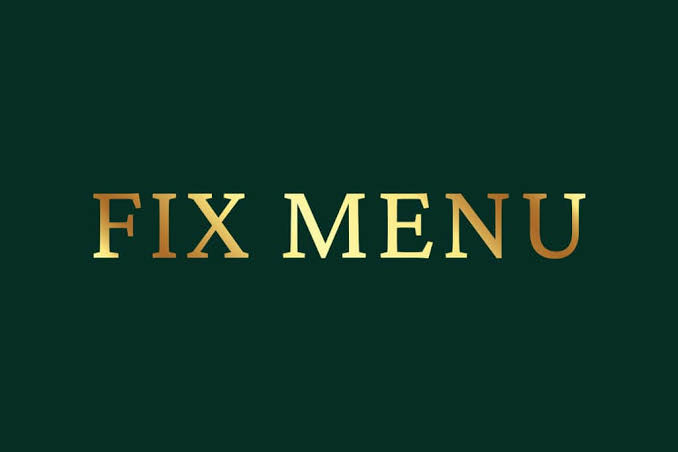 FİX MENÜ